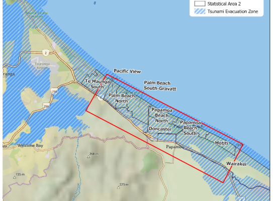 papamoa map