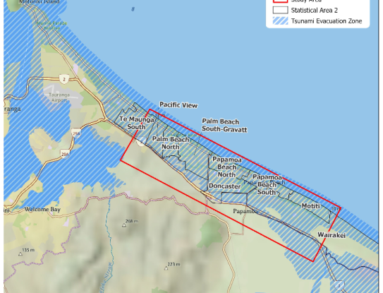 papamoa map